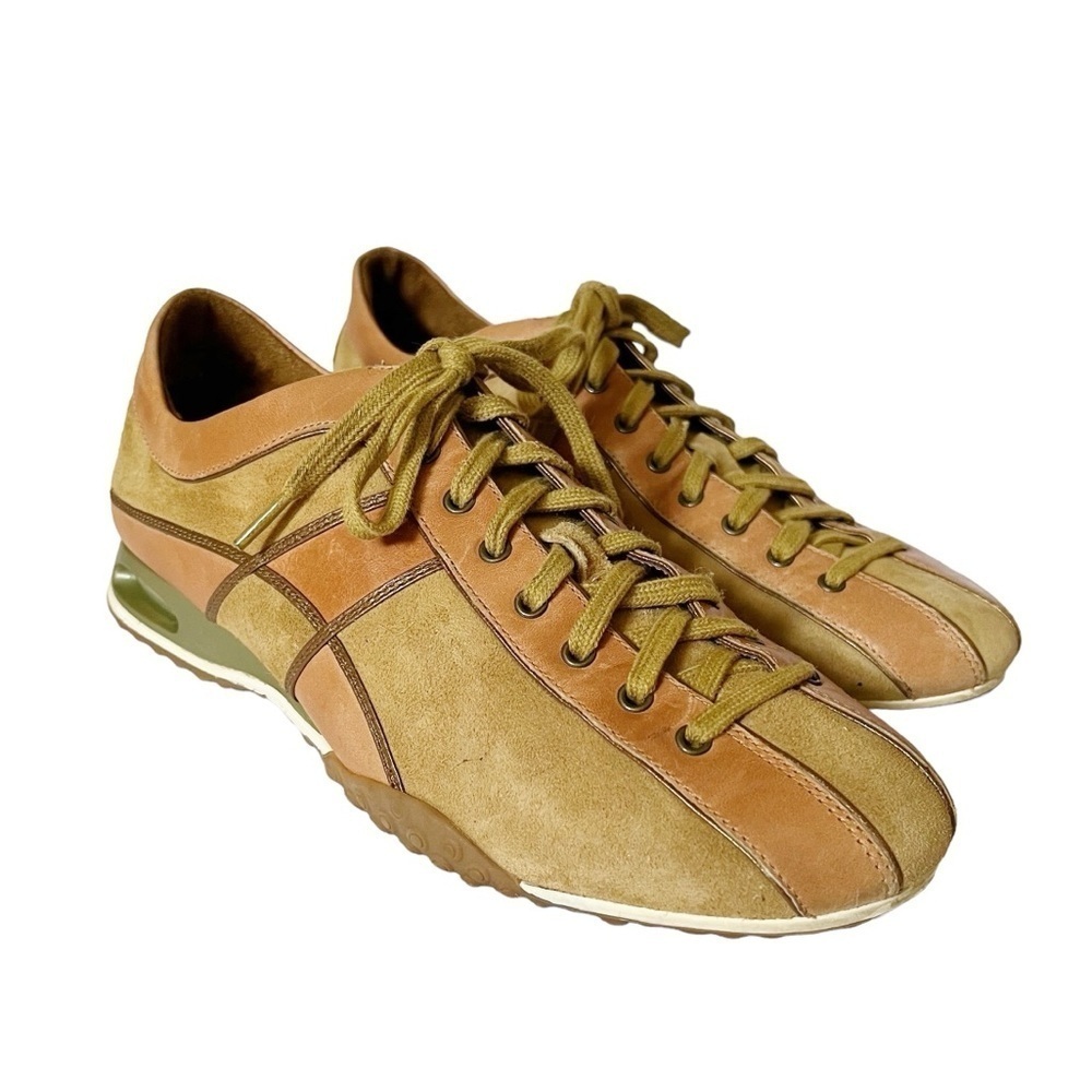 Cole Haan x Nike Air Beau Lace to Toe tan suede and peachy-pink leather sneakers